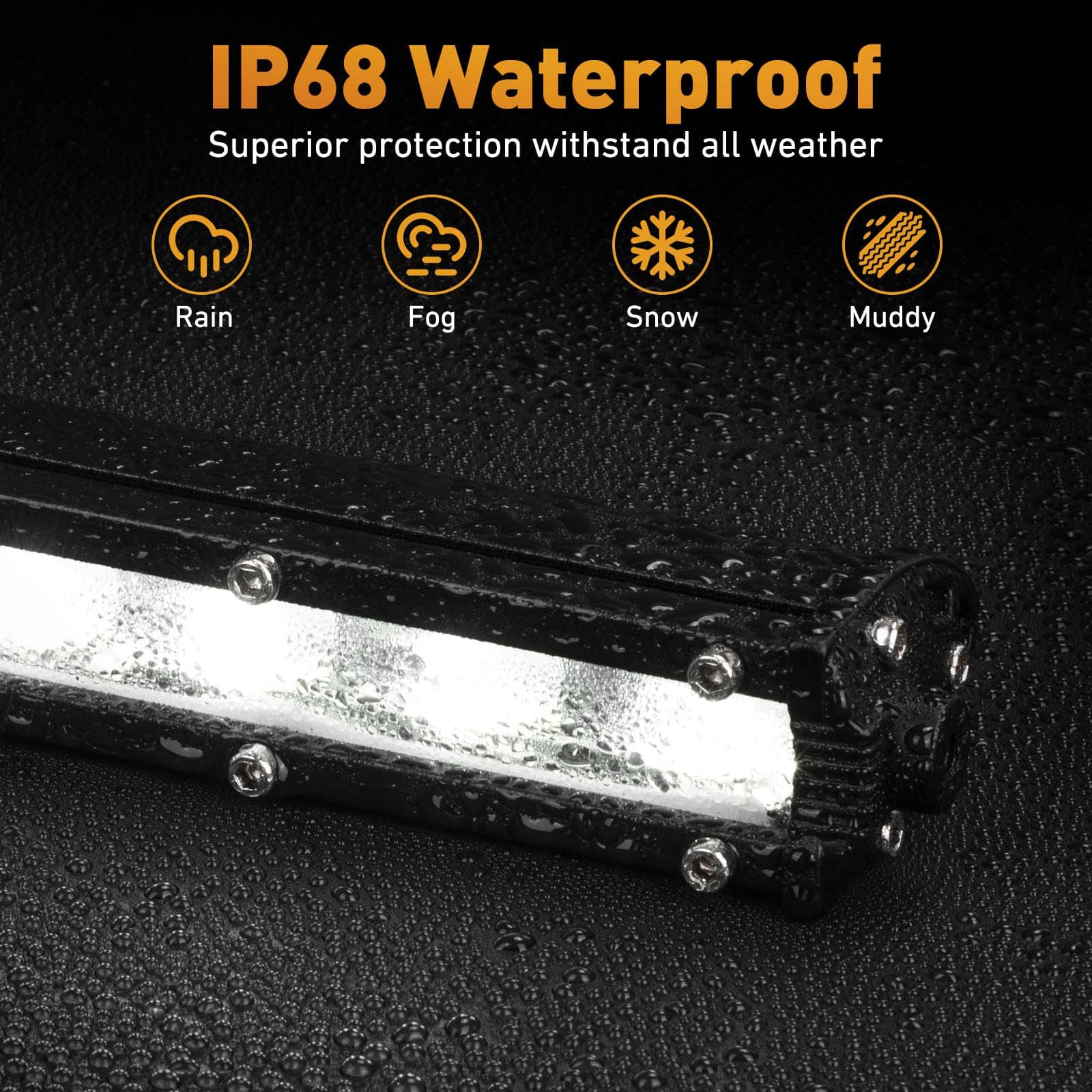 Barra de luz LED TALMYT de 13 pulgadas, Barra de luz - Imagen 5