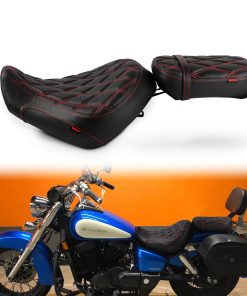 Asiento de motocicleta para pasajero delantero de perfil