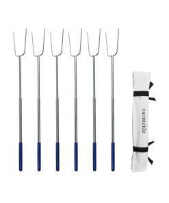 RAOMEIDE 32" Pinchos para Asar Perros Calientes Resistentes