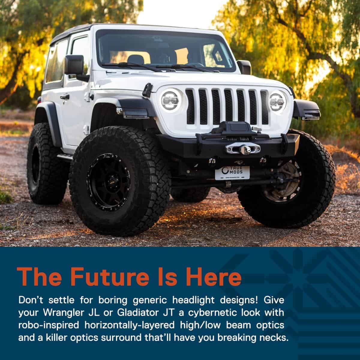 Faro delantero redondo LED de 9 pulgadas TRUE MODS para - Imagen 3