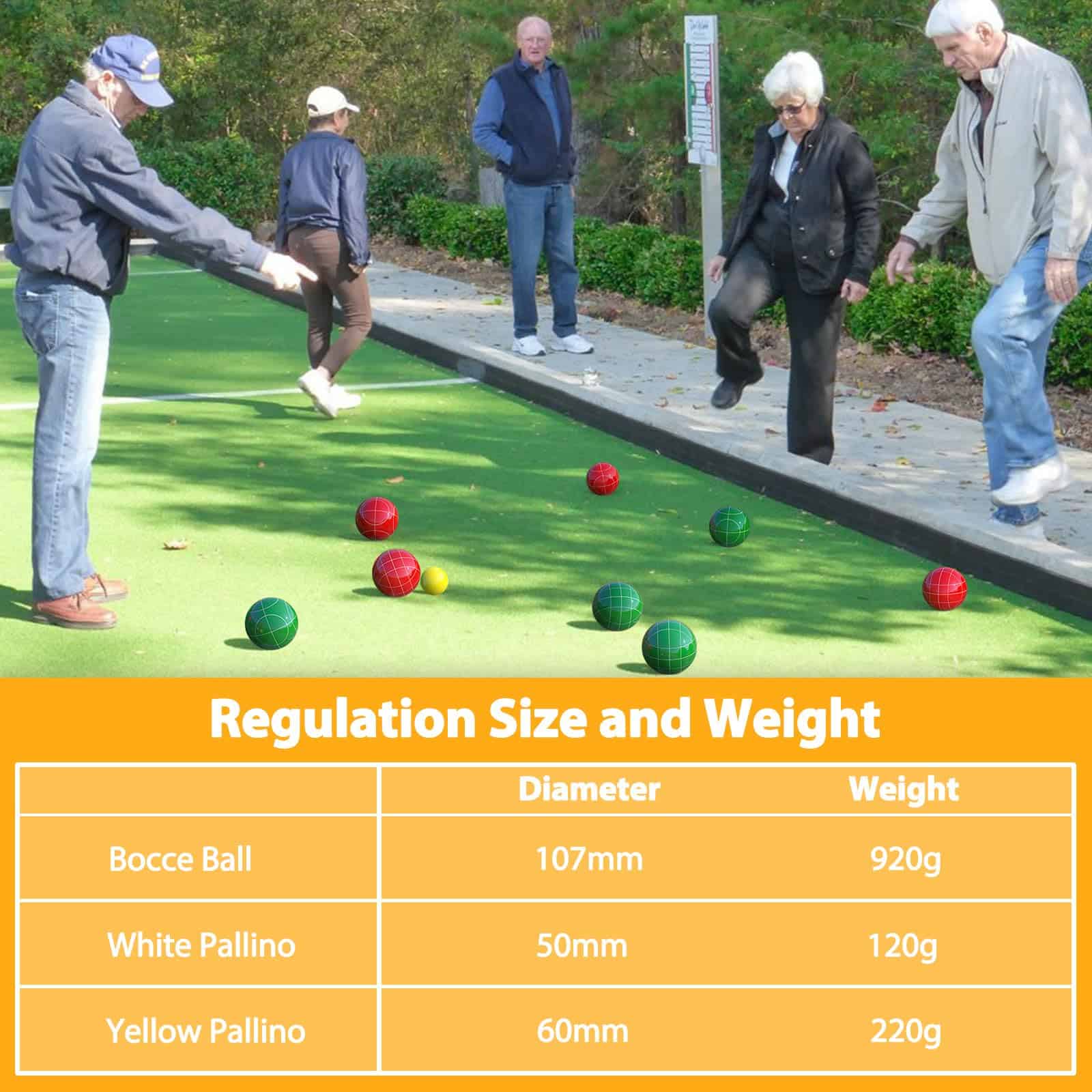 Juego de Bolas de Boliche Bocce de Grado Profesional - Imagen 3