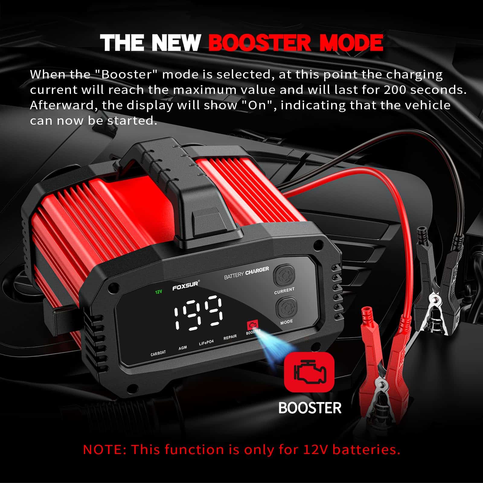 Cargador de Batería Inteligente YONHAN 25Amp 12V/24V - 5 - Imagen 4