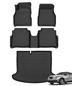 Tapetes para piso y forro de maletero AZYT para Nissan