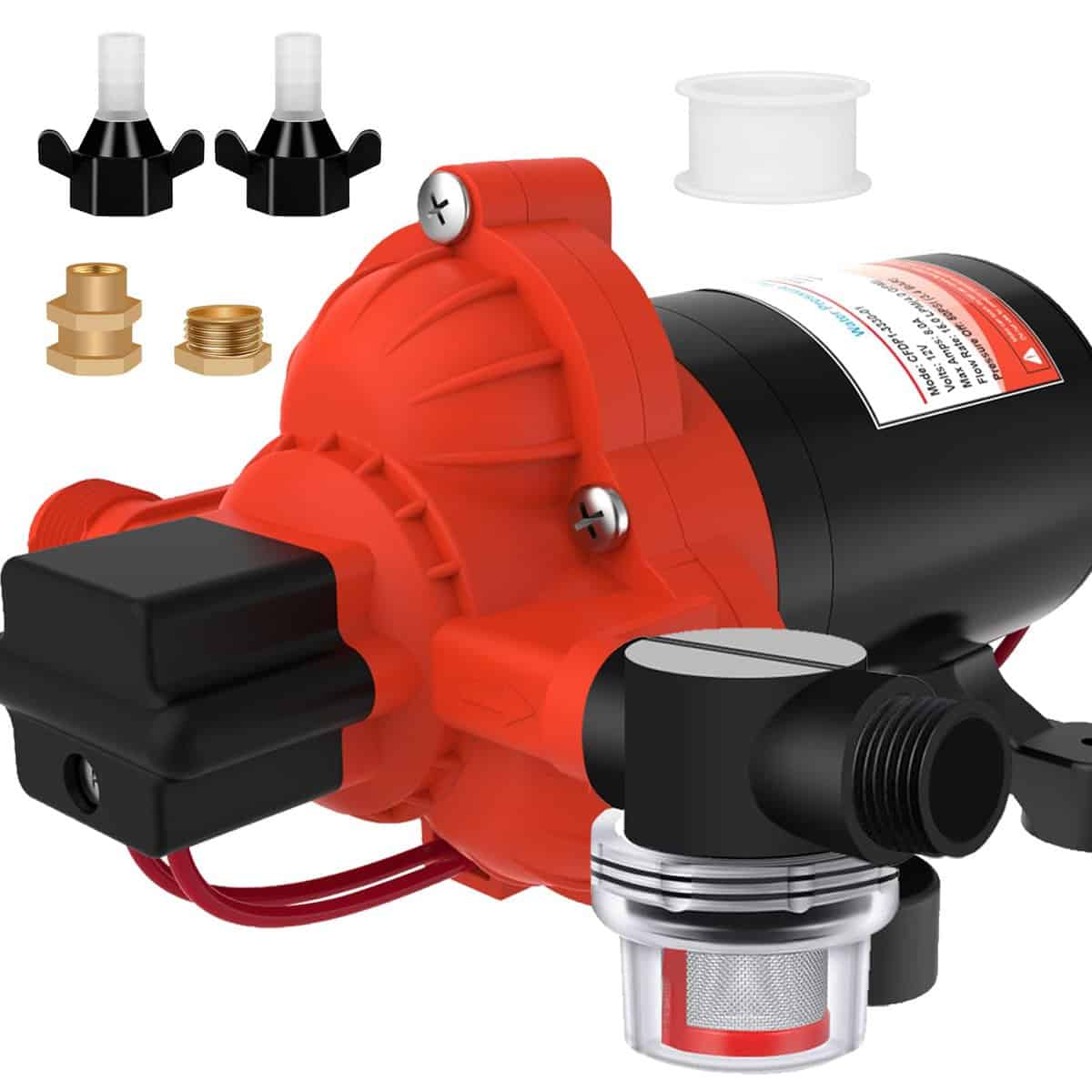 Bomba de diafragma autocebante de agua 12V Serie 33 4.0GPM