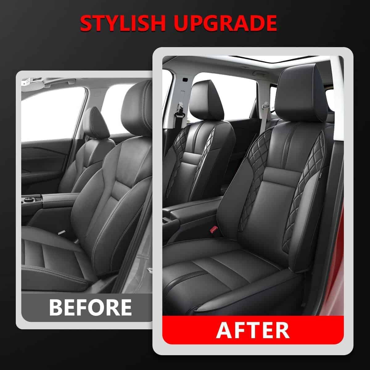 Fundas para Asientos PTYYDS Compatibles con Nissan Rogue - Imagen 8