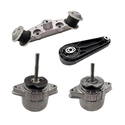 Conjunto de 4 soportes de motor transmisión y torreta