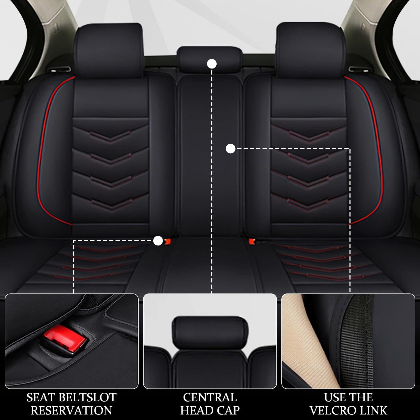 Cubierta de Asiento de Coche para Mitsubishi Outlander - Imagen 4