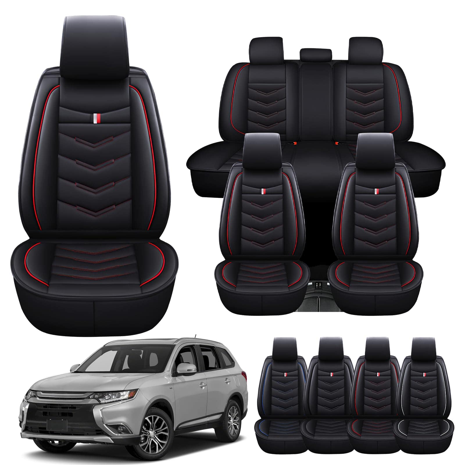 Cubierta de Asiento de Coche para Mitsubishi Outlander