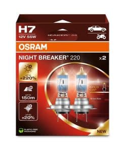 OSRAM NIGHT BREAKER 220, H7, Lámpara halógena para faros