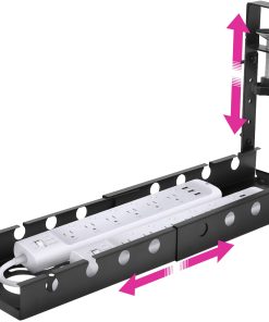 Bandeja de Gestión de Cables Extensible para Escritorio -