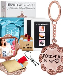 Kit de huellas para bebé de 7 piezas con Locket de foto