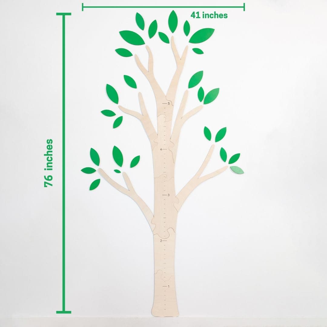 Tabla de Crecimiento de Madera para Pared, Diseño de Árbol, - Imagen 4