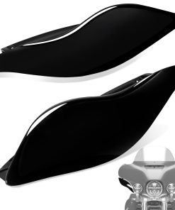 Deflector de Viento de Carenado AILMOTO Negro, Deflectores