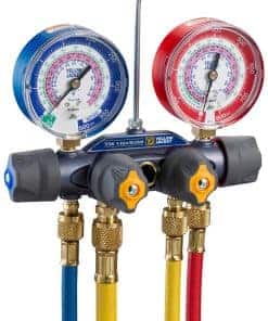 Yellow Jacket 49975 4-Valve Titan Test/Charging Manifold,