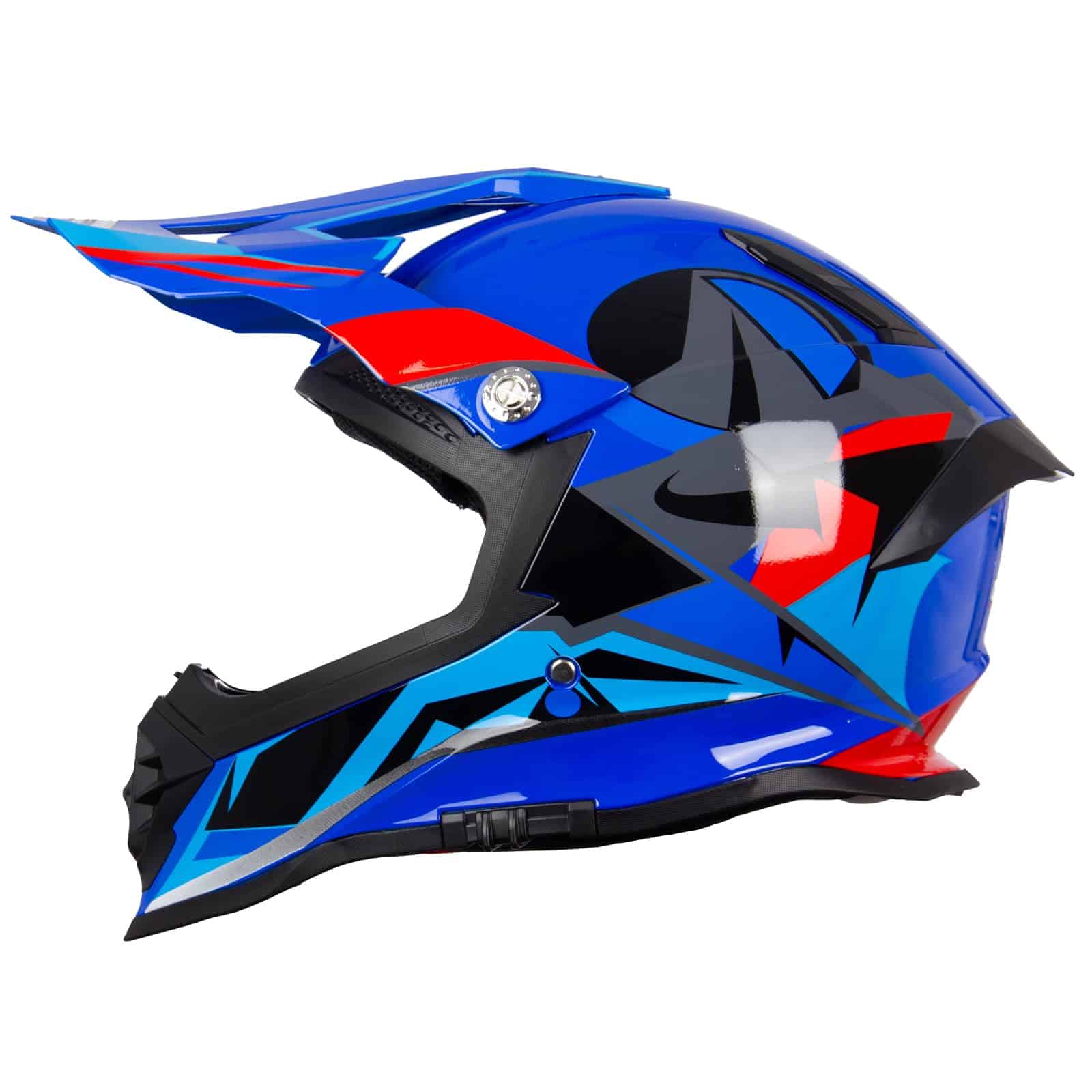 Casco de Motocicleta Dual Sport Crown Racing, Casco de