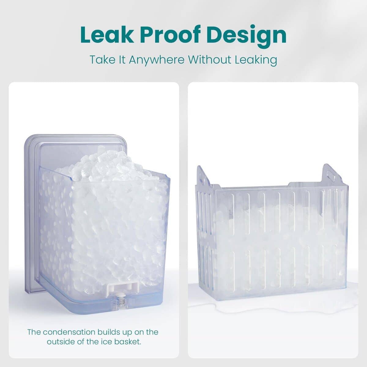 Canasta de Hielo Gevi Adella con Capacidad de 2.5LBS, - Imagen 5