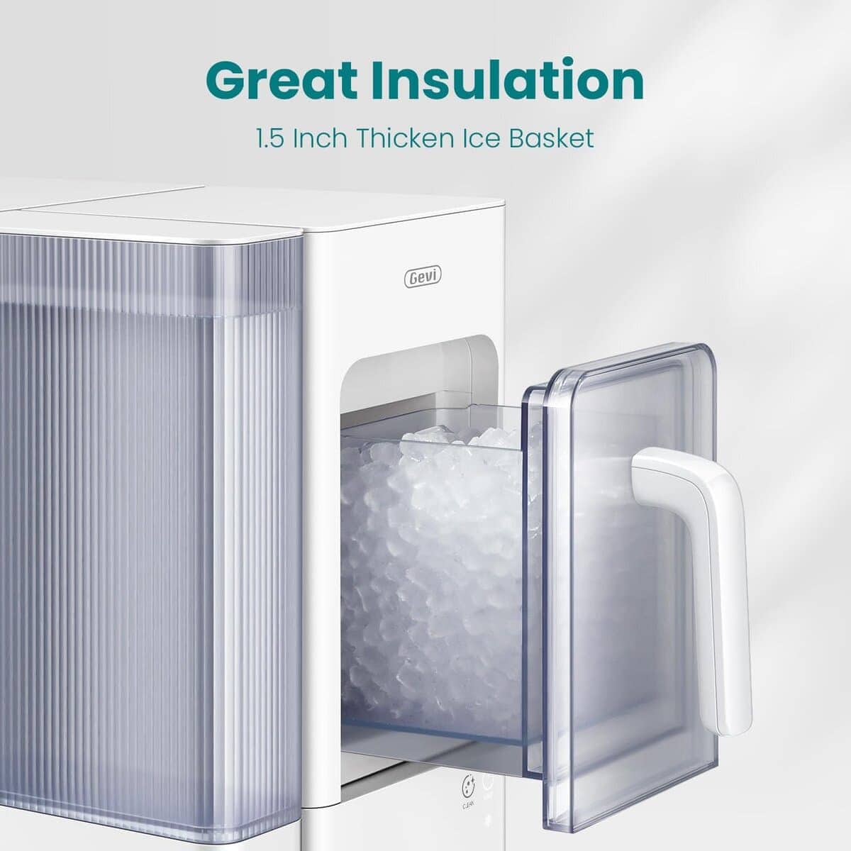 Canasta de Hielo Gevi Adella con Capacidad de 2.5LBS, - Imagen 7