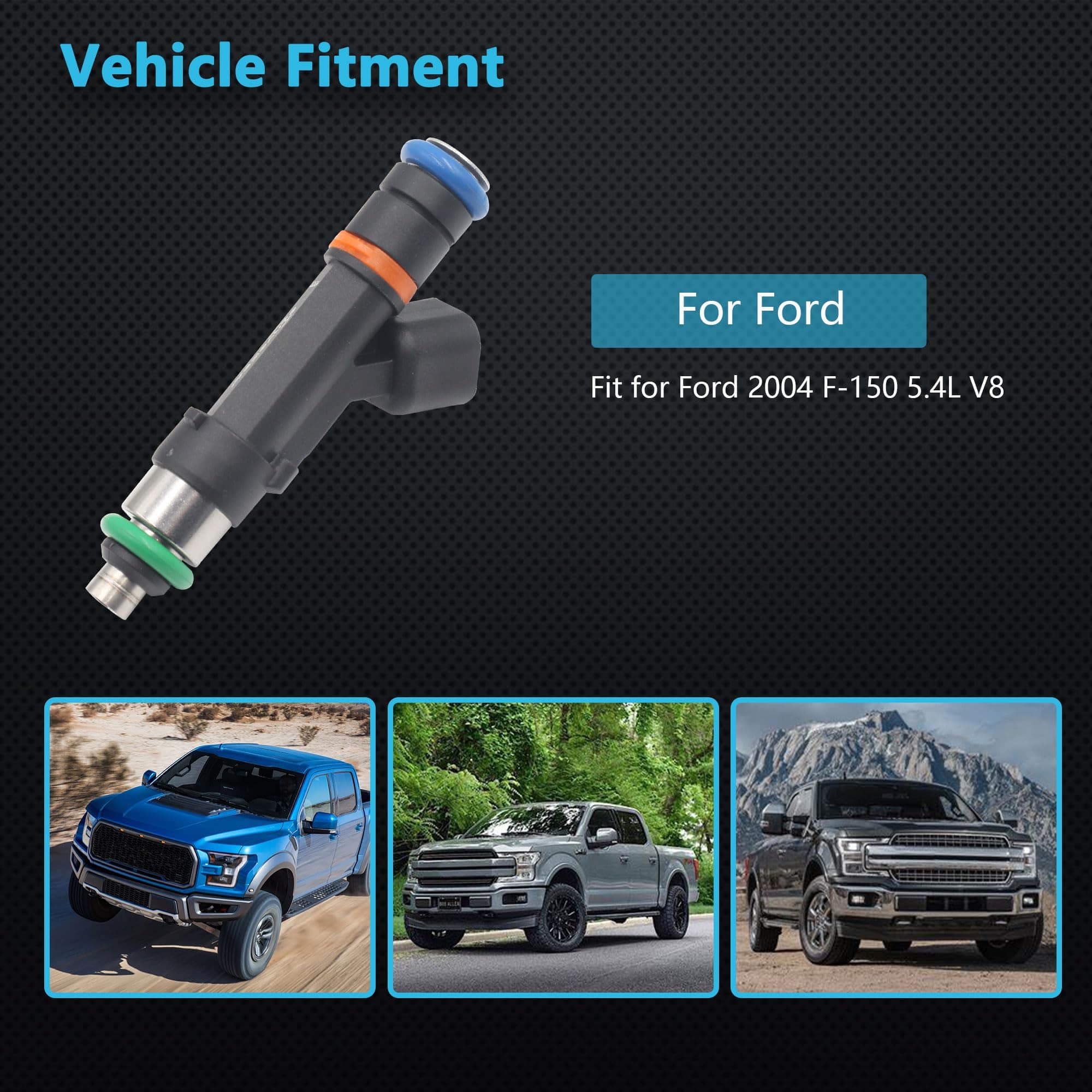 Inyector de Combustible Yezoauto 8PCS Compatible con F-150 - Imagen 4