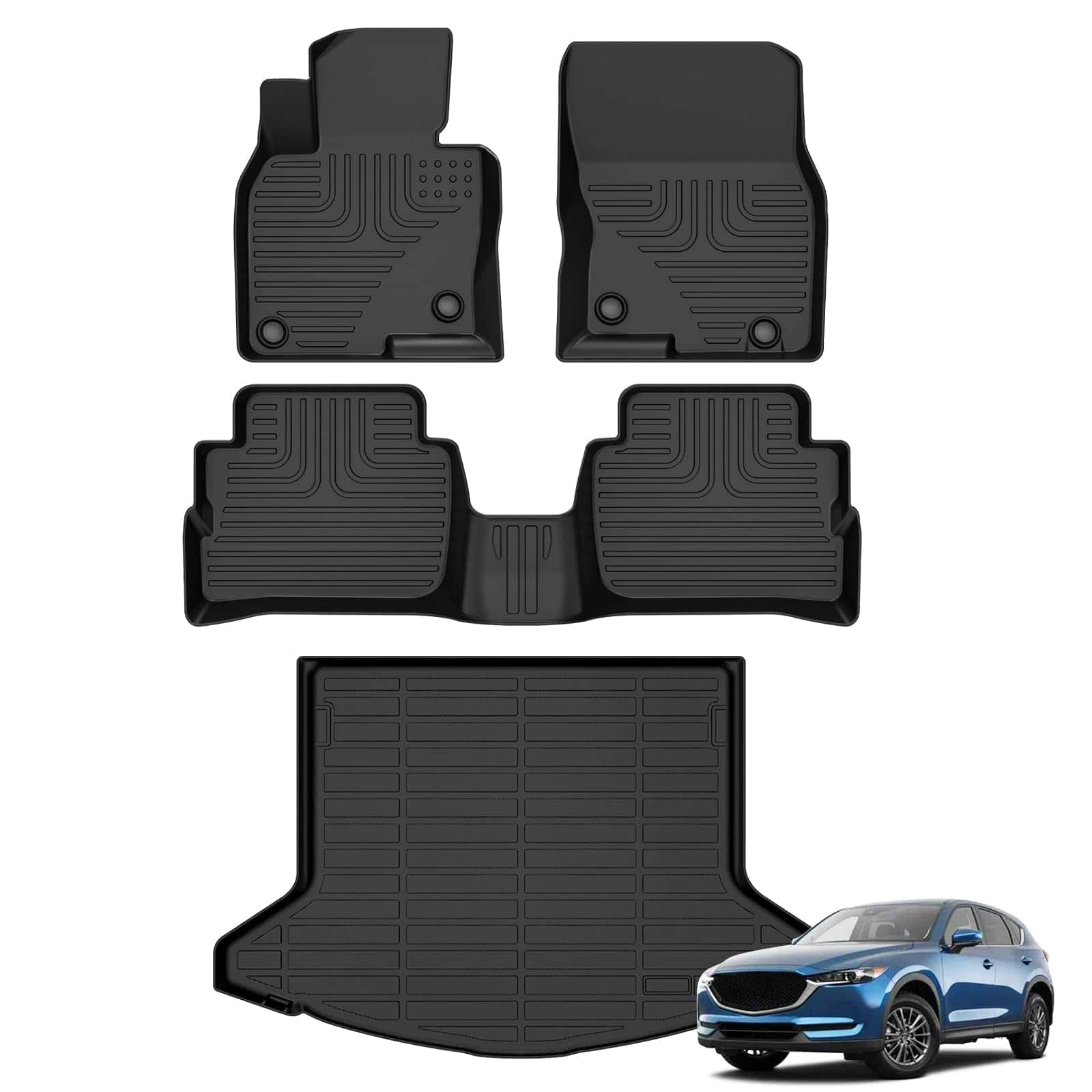 Tapetes para piso y forro de carga AZYT para Mazda CX-5