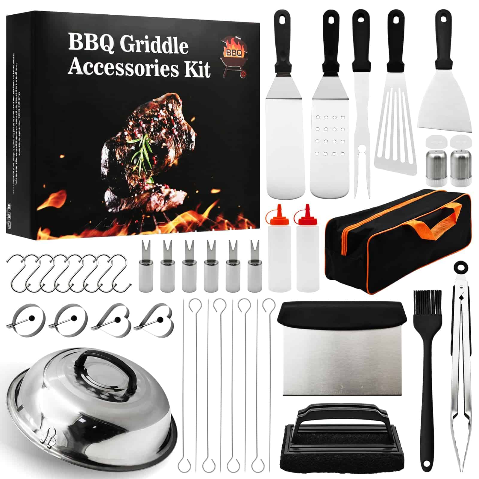Set de 41 Piezas de Utensilios para Parrilla Accesorios