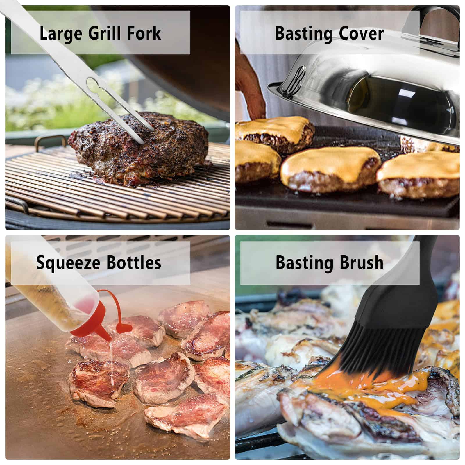 Set de 41 Piezas de Utensilios para Parrilla Accesorios - Imagen 5