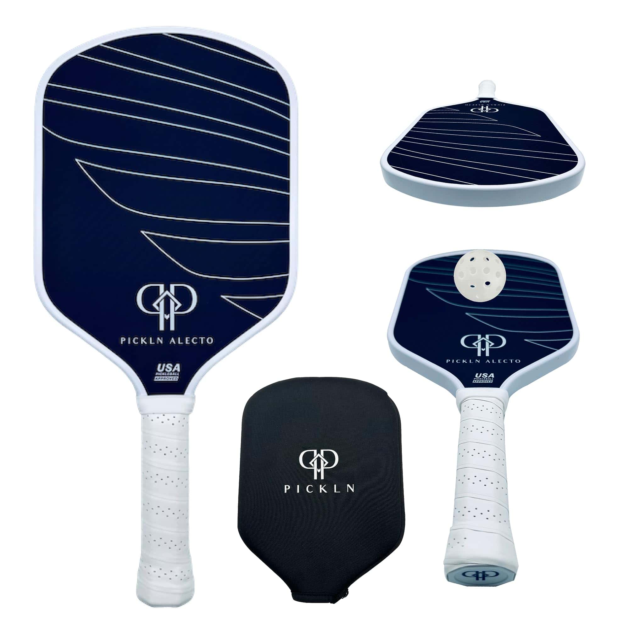 Raqueta de pickleball Alecto de fibra de aramida | Raqueta