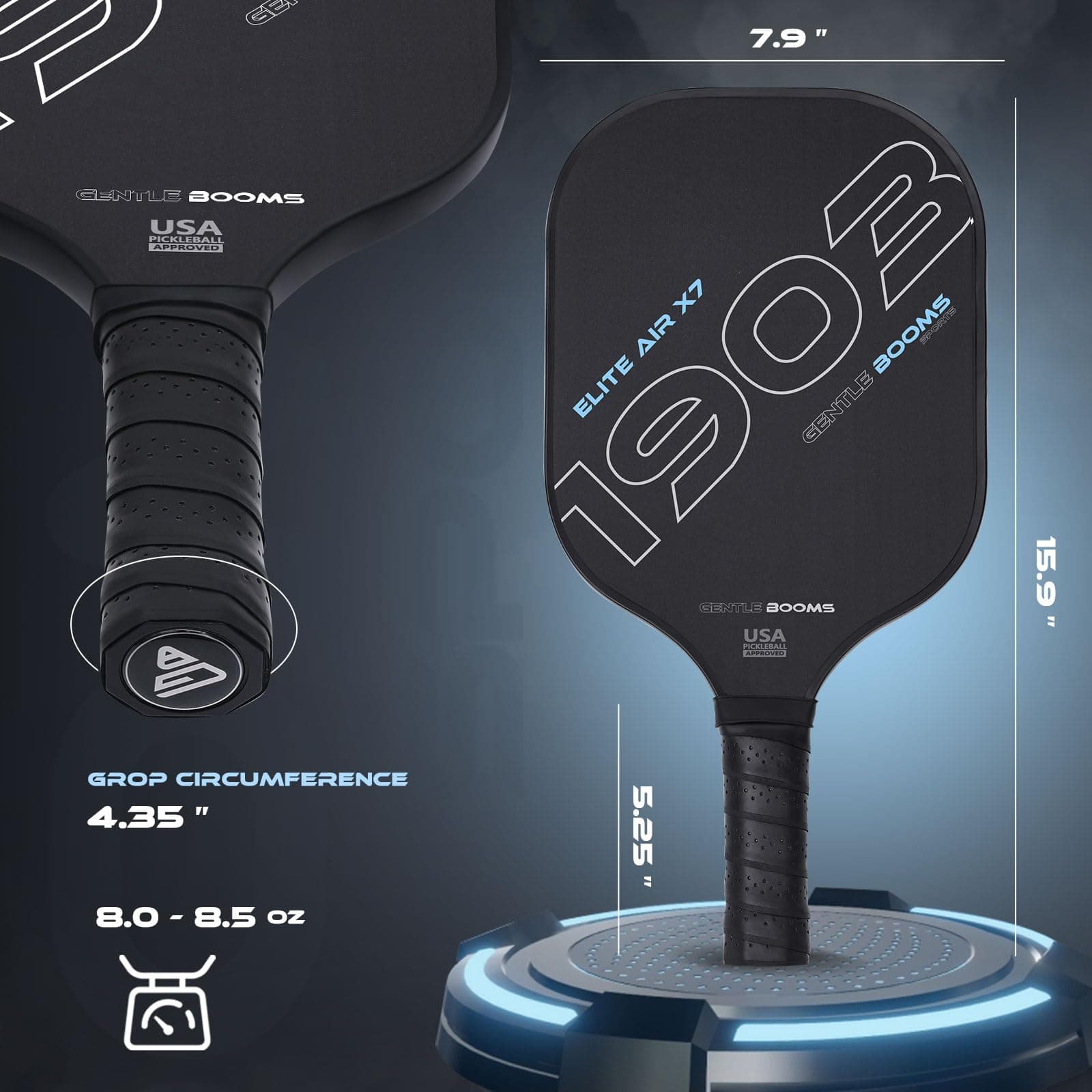 Set de Palas de Pickleball, Aprobadas por USAPA, Superficie - Imagen 4