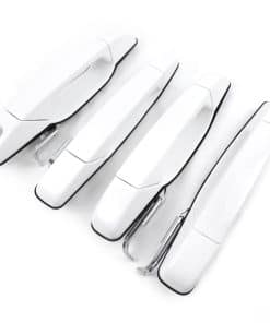 Manija de Puerta Exterior Blanca 4 PCS Delantera Trasera