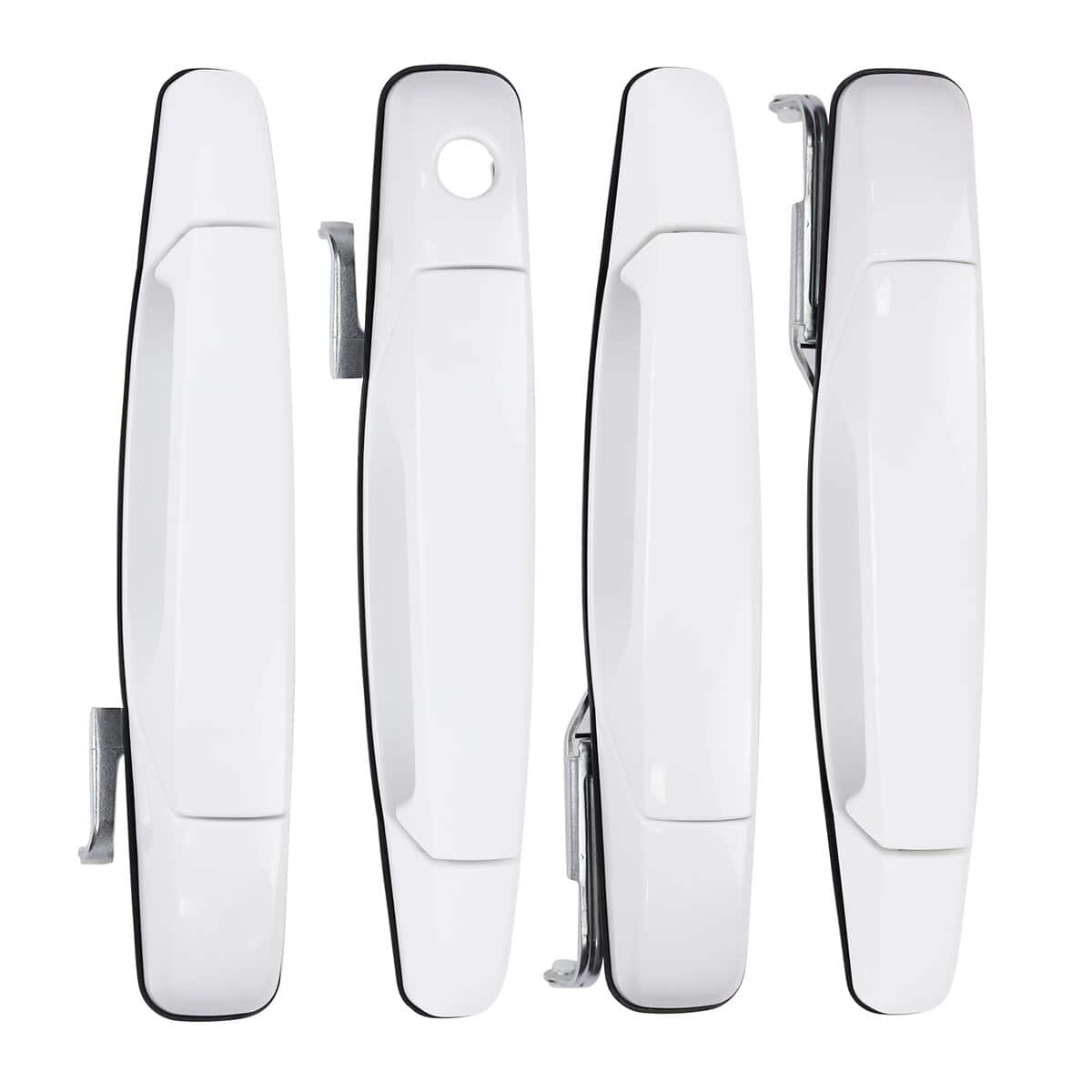 Manija de Puerta Exterior Blanca 4 PCS Delantera Trasera - Imagen 3