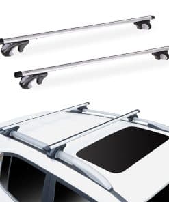 Barras Transversales para Rack de Techo WdfCariP 54", Juego