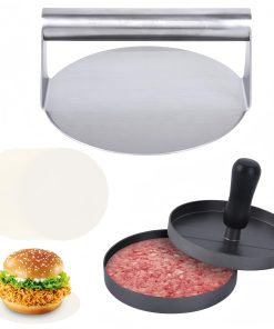 Prensa de Hamburguesas con 200 Papelitos Mold de Parrilla