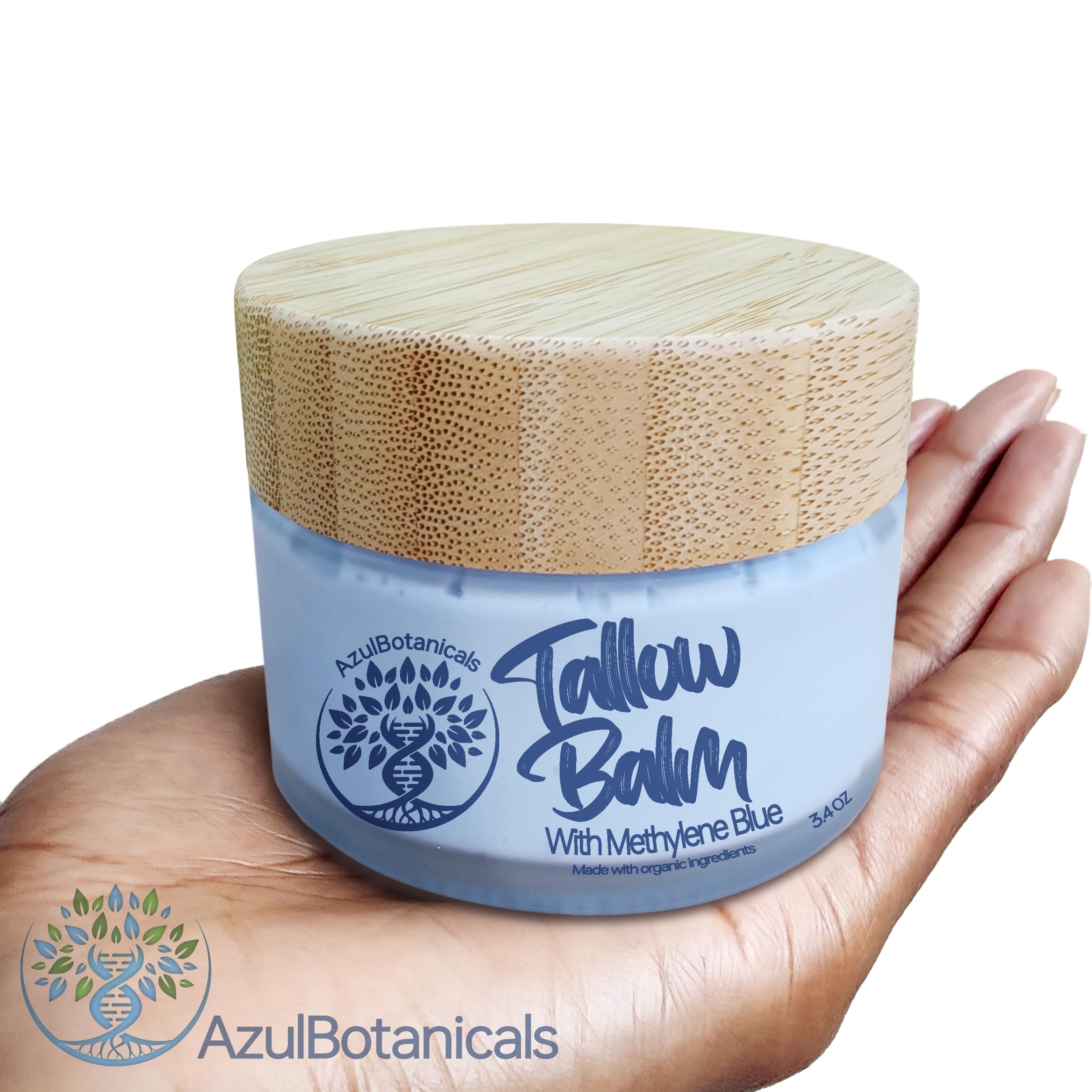 Bálsamo de sebo de vaca alimentada con pasto mezclado con - Imagen 3