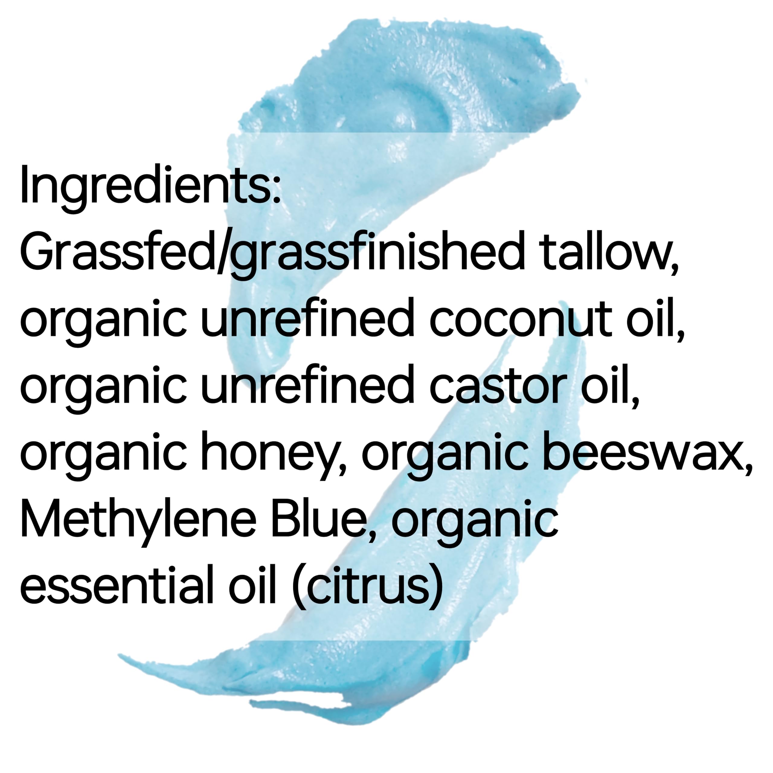 Bálsamo de sebo de vaca alimentada con pasto mezclado con - Imagen 6