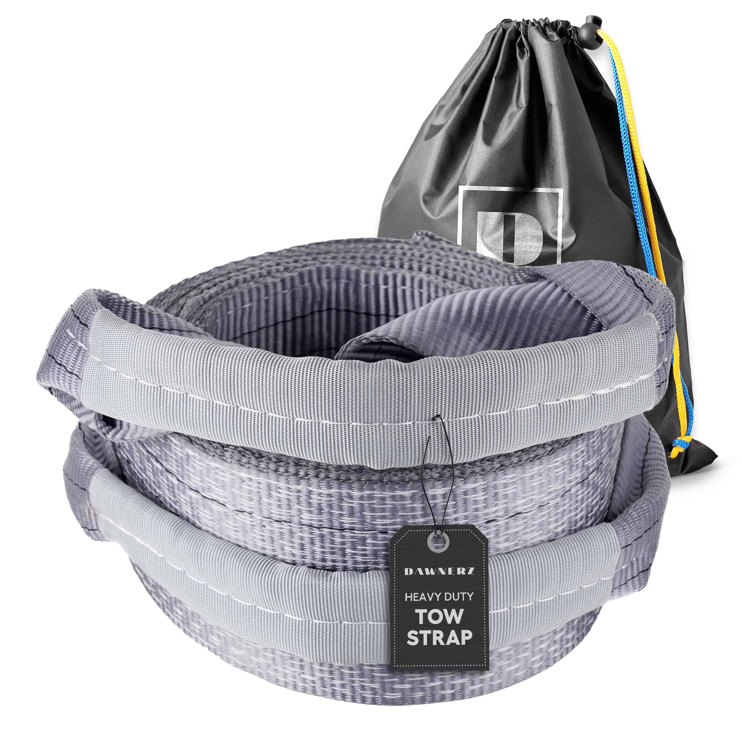 Dawnerz Tow Strap Heavy Duty 70000 lbs 30ft - Recovery Tow