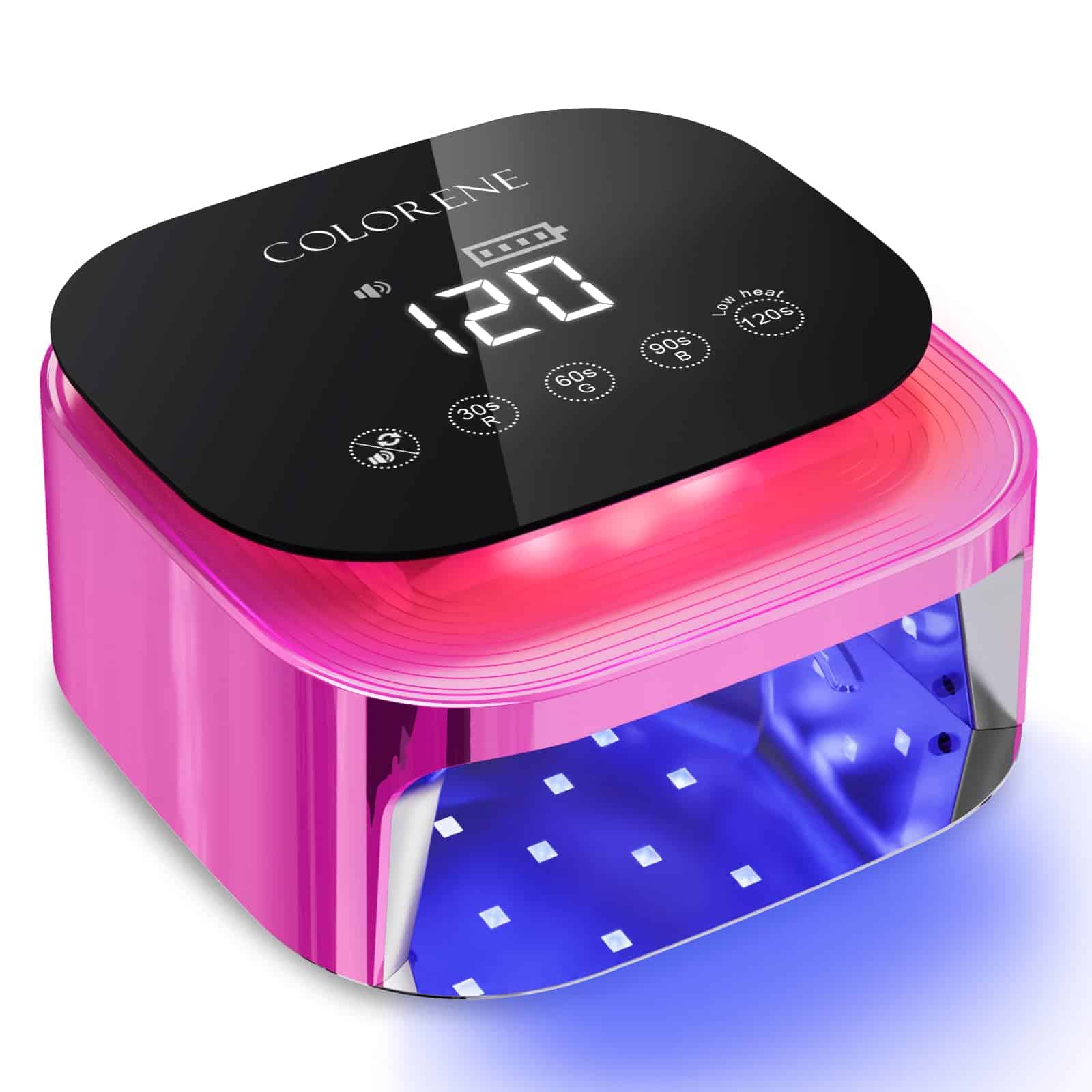 Lámpara de Uñas UV LED Inalámbrica, 60W Secador de Uñas