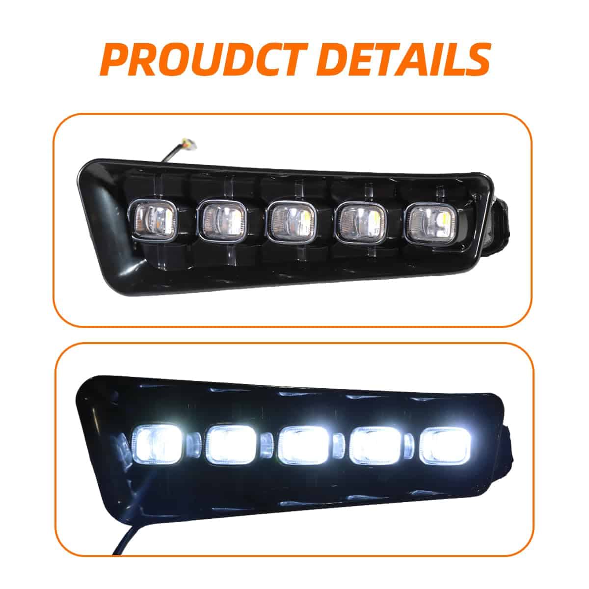 Liouedf Conjunto de Luces LED Frontales de Niebla - Imagen 7