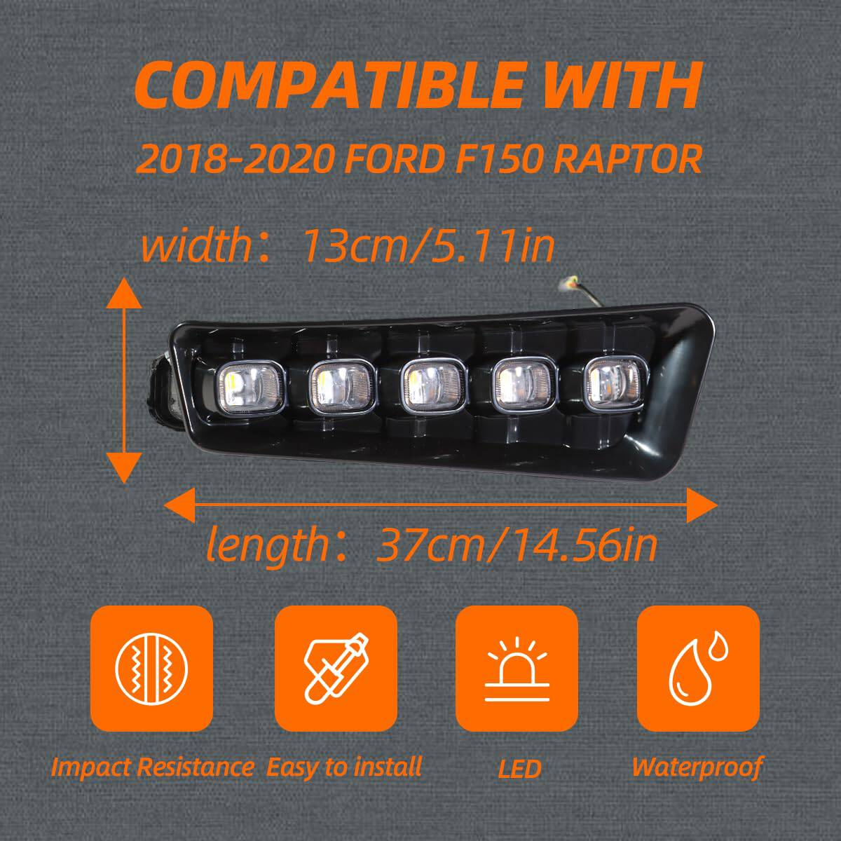 Liouedf Conjunto de Luces LED Frontales de Niebla - Imagen 4