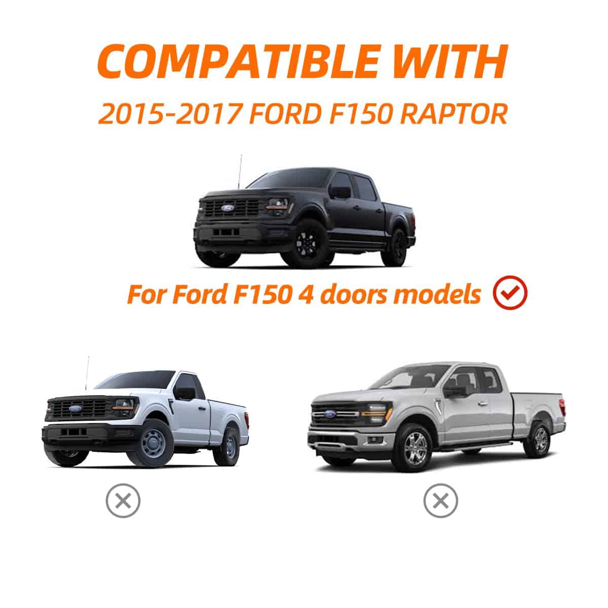 Juego de Luces LED de Niebla Delantera Compatible con F150 - Imagen 3