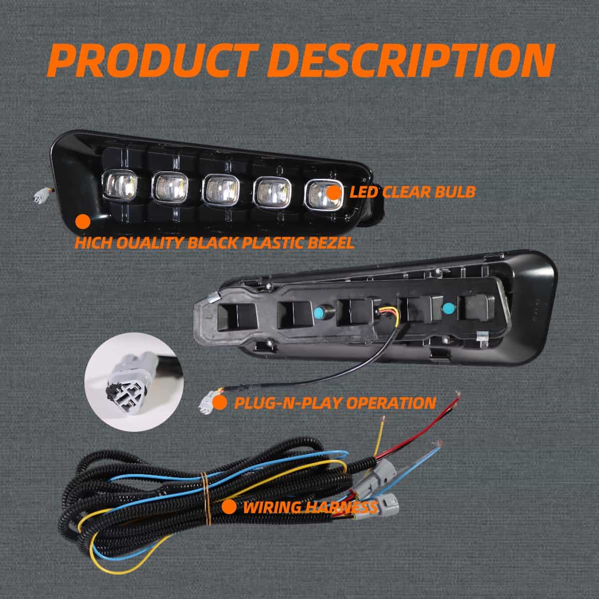 Juego de Luces LED de Niebla Delantera Compatible con F150 - Imagen 5