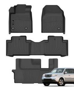 Tapetes de piso Jenofa para Honda Pilot 2009-2015 - Ajuste