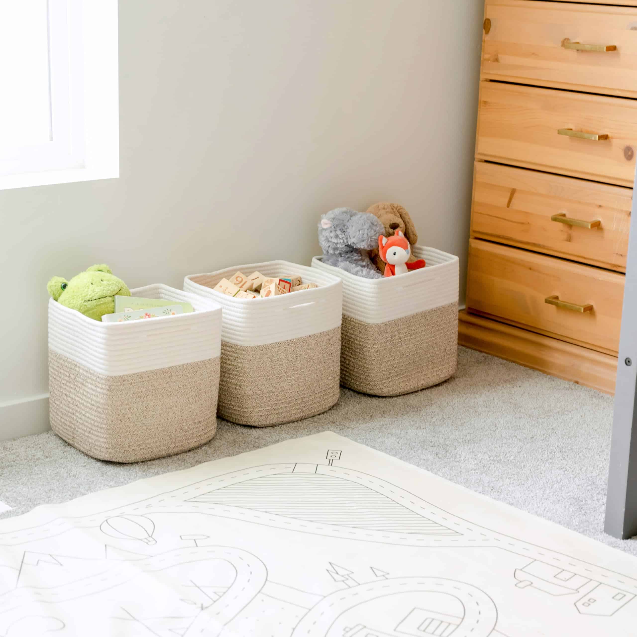 Juego de 3 Cestas de Almacenamiento de 13 Pulgadas de - Imagen 6