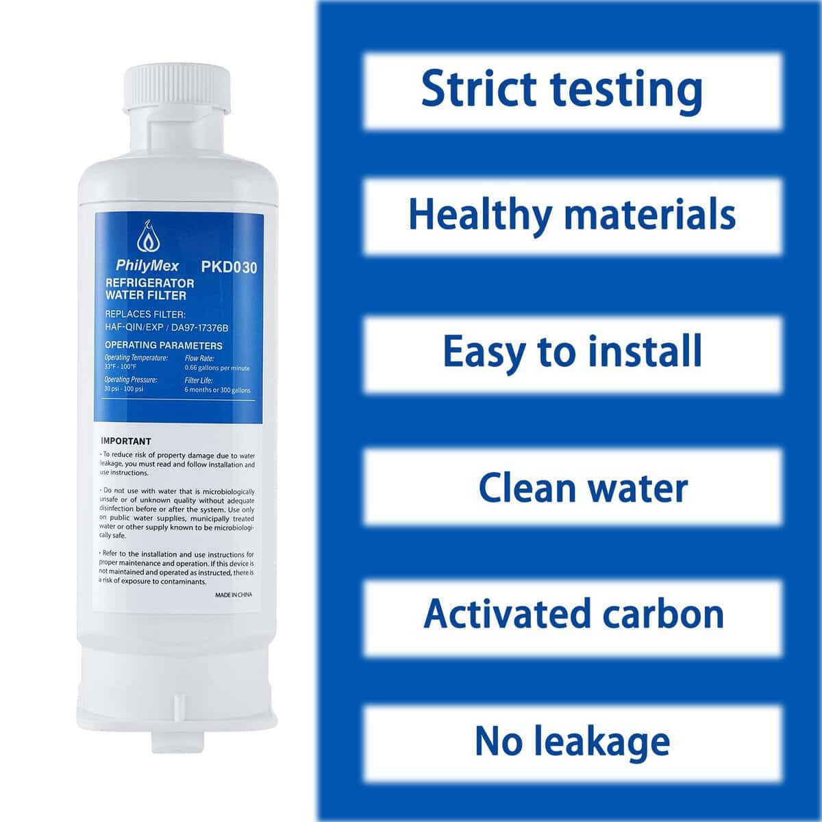 (Paquete de 3) Filtro de agua DA97-17376B para Samsung - Imagen 6