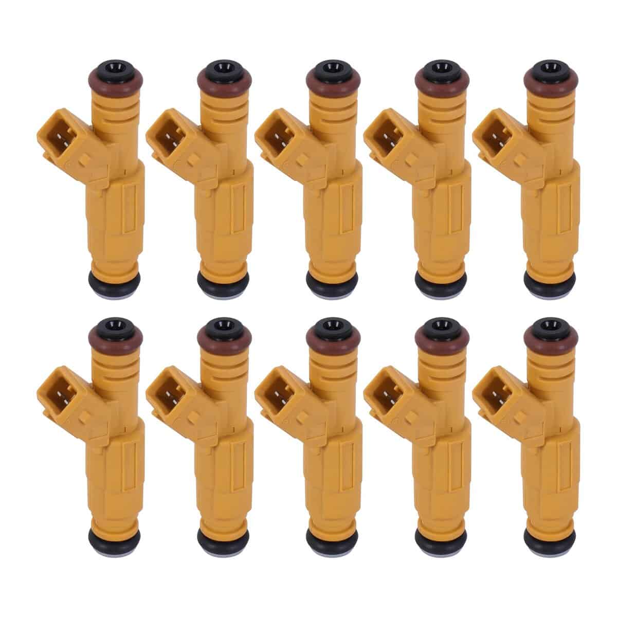 10 Piezas Inyectores de Combustible 0280155710 Compatible