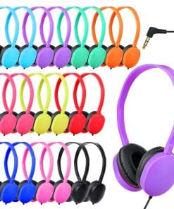 TJZXGUI Auriculares de Aula a Granel para -Colores Variados
