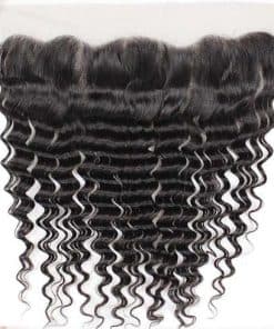 Cierre de Encaje de Onda Profunda 13x4 Cabello Humano 13x4