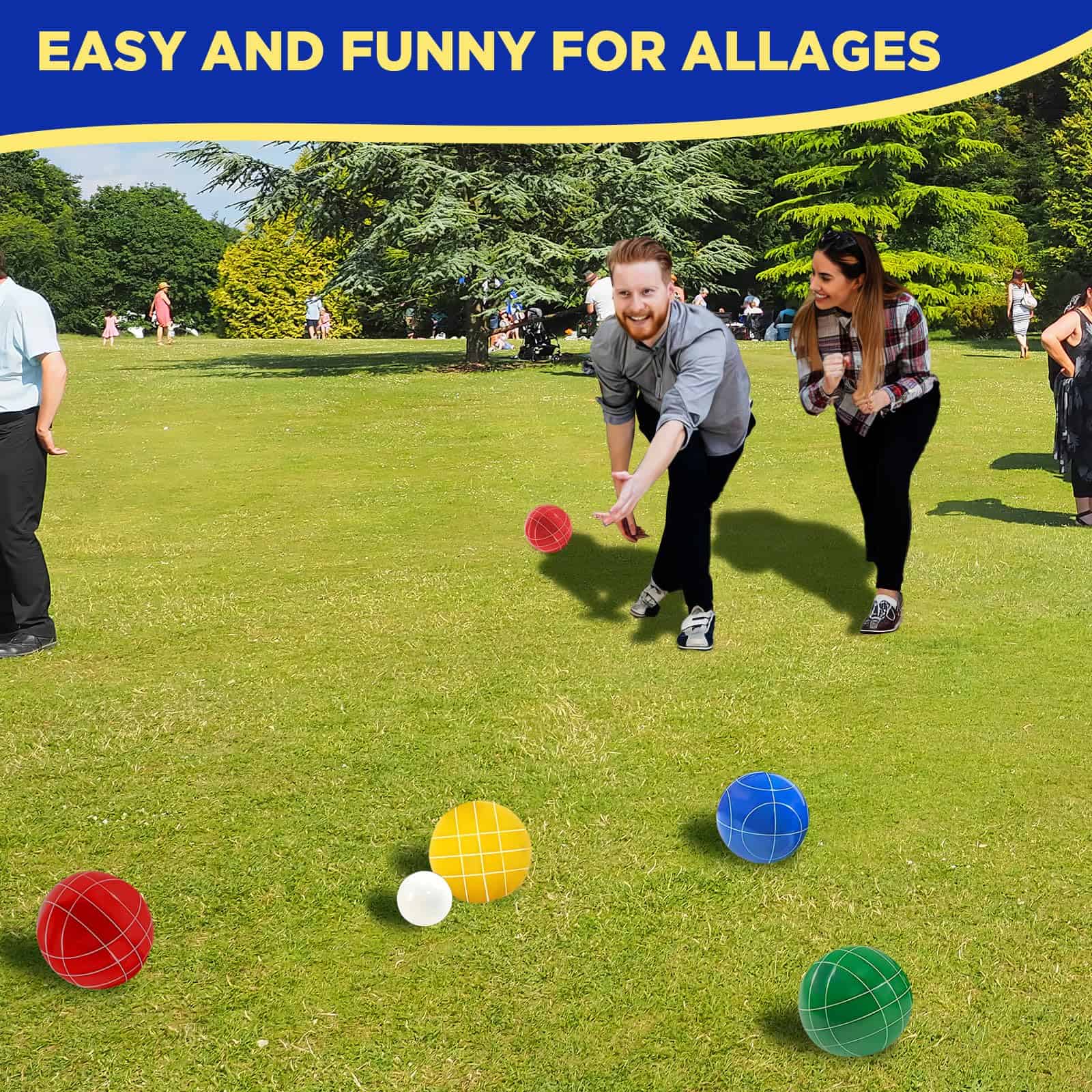 Juego de Bolas de Bocce HOOTO, Juego de Bolas de Bocce de - Imagen 7