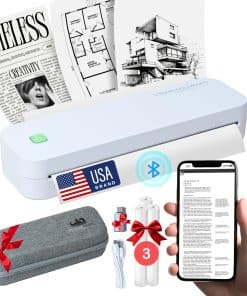 Impresora portátil sin tinta 2025 inalámbrica para viajes,