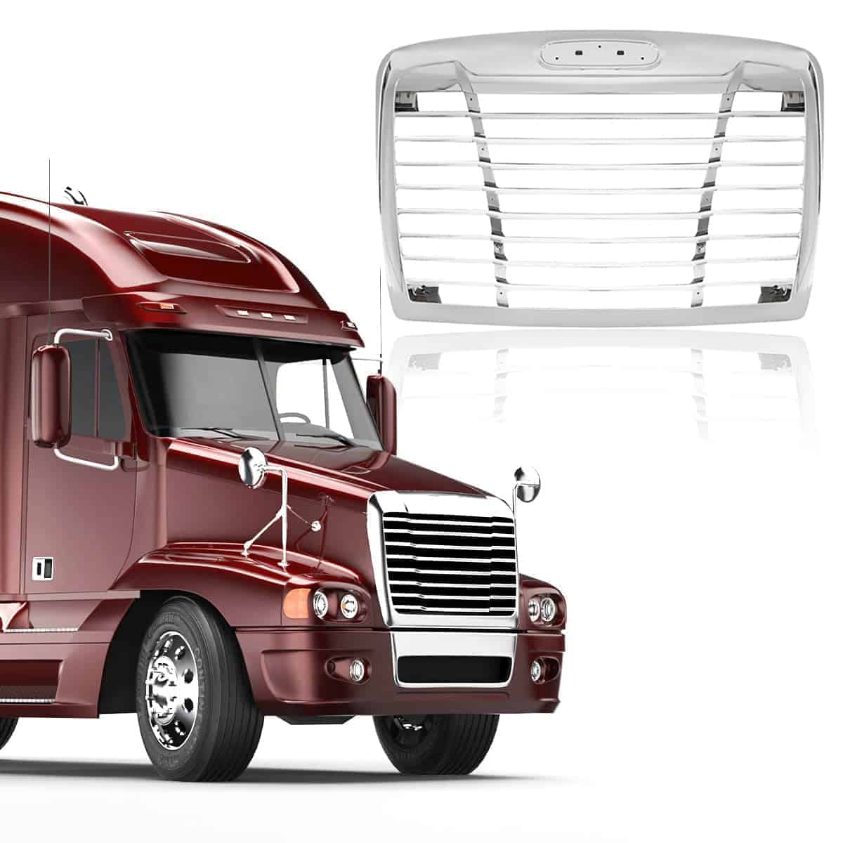 Parrilla delantera del radiador sin pantalla de insectos