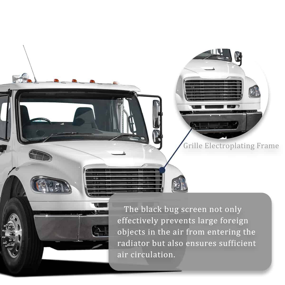 Parrilla de Radiador delantero cromada Compatible con - Imagen 6