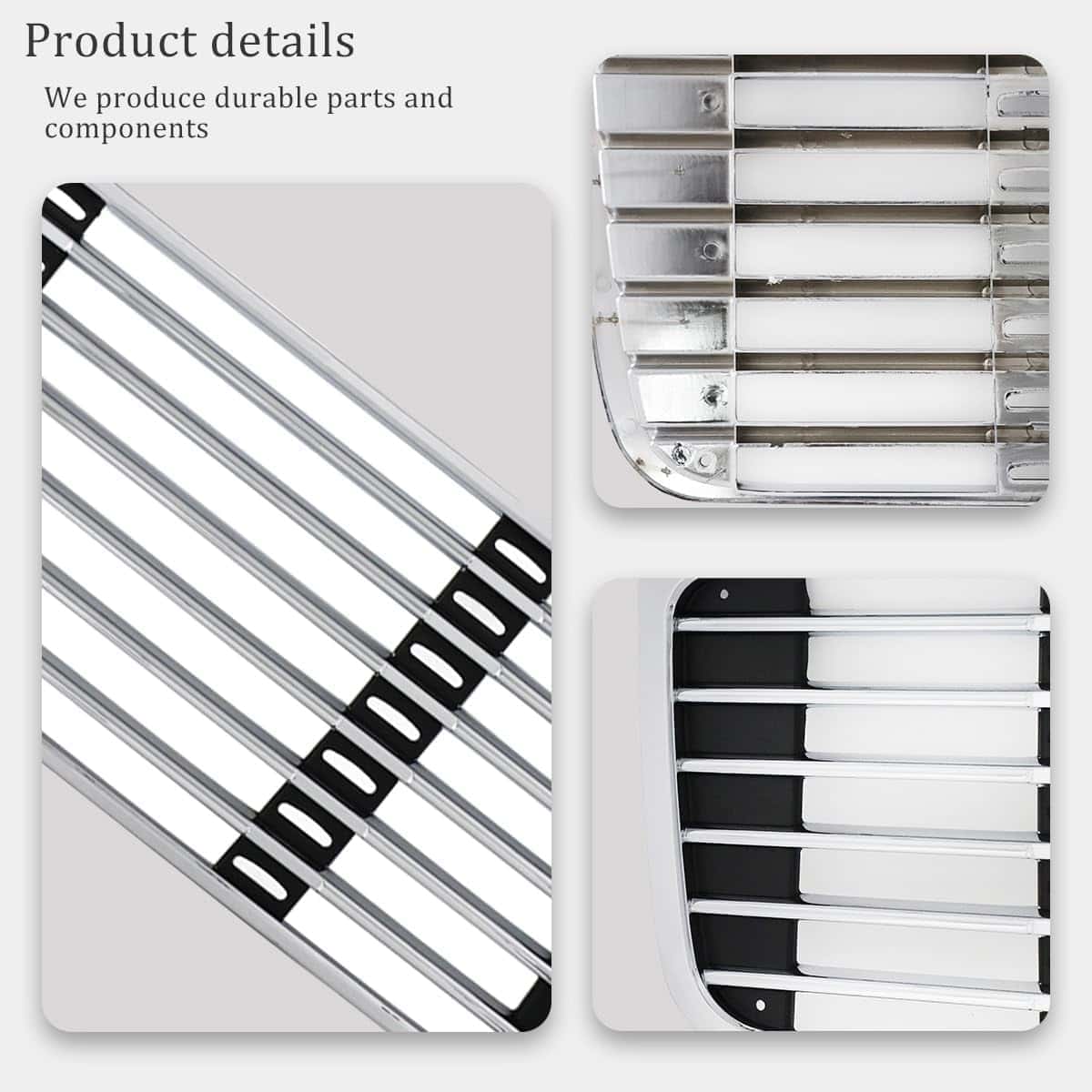 Parrilla de Radiador delantero cromada Compatible con - Imagen 7